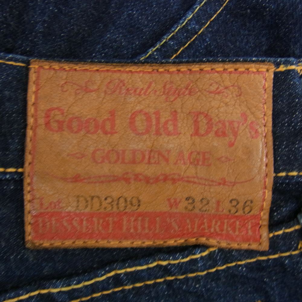 THE FLAT HEAD ザフラットヘッド DD309 デザートヒルズマーケット 別注 フラップポケット  インディゴブルー系 32【中古】