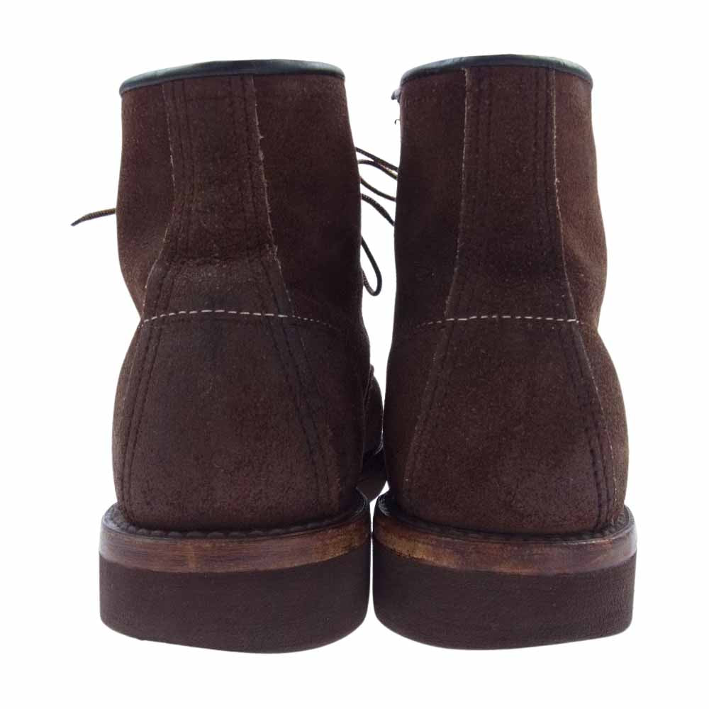 RED WING レッドウィング 8878 羽根タグ CLASSIC MOC TOE JAVA MULESKINER ROUGHOUT クラシック モック トゥ ラフアウト スエード ワーク ブーツ ブラウン系 26.5cm【中古】