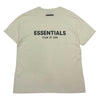 フィアオブゴッド ESSENTIALS エッセンシャルズ BACK LOGO TEE バック ロゴ 半袖 Tシャツ オフホワイト系 S【美品】【中古】