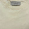 フィアオブゴッド ESSENTIALS エッセンシャルズ BACK LOGO TEE バック ロゴ 半袖 Tシャツ オフホワイト系 S【美品】【中古】