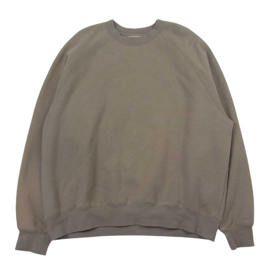 フィアオブゴッド ESSENTIALS エッセンシャルズ BACK LOGO CREW SWEAT SHIRTS バック ロゴ クルー ネック スウェット  ブラウン系 M【中古】