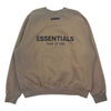 フィアオブゴッド ESSENTIALS エッセンシャルズ BACK LOGO CREW SWEAT SHIRTS バック ロゴ クルー ネック スウェット  ブラウン系 M【中古】