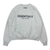 フィアオブゴッド ESSENTIALS エッセンシャルズ BACK LOGO CREW SWEAT SHIRTS バック ロゴ クルー ネック スウェット  グレー グレー系 M【美品】【中古】