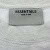 フィアオブゴッド ESSENTIALS エッセンシャルズ BACK LOGO CREW SWEAT SHIRTS バック ロゴ クルー ネック スウェット  グレー グレー系 M【美品】【中古】