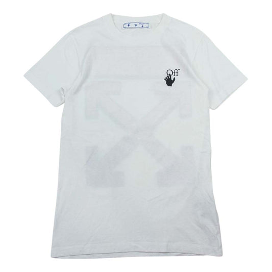 OFF-WHITE オフホワイト OMAA027R21JER003 MARKER S/S SLIM TEE マーカー スリム ロゴ プリント 半袖 Tシャツ オフホワイト系 XS【中古】