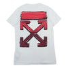 OFF-WHITE オフホワイト OMAA027R21JER003 MARKER S/S SLIM TEE マーカー スリム ロゴ プリント 半袖 Tシャツ オフホワイト系 XS【中古】