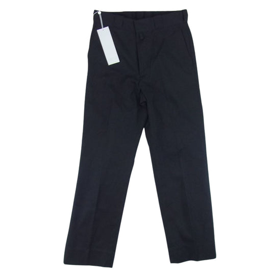 COMOLI コモリ 23SS X01-03014 COTTON GABARDINE WORK PANTS コットン ギャバ ワーク パンツ ブラック系 1【極上美品】【中古】