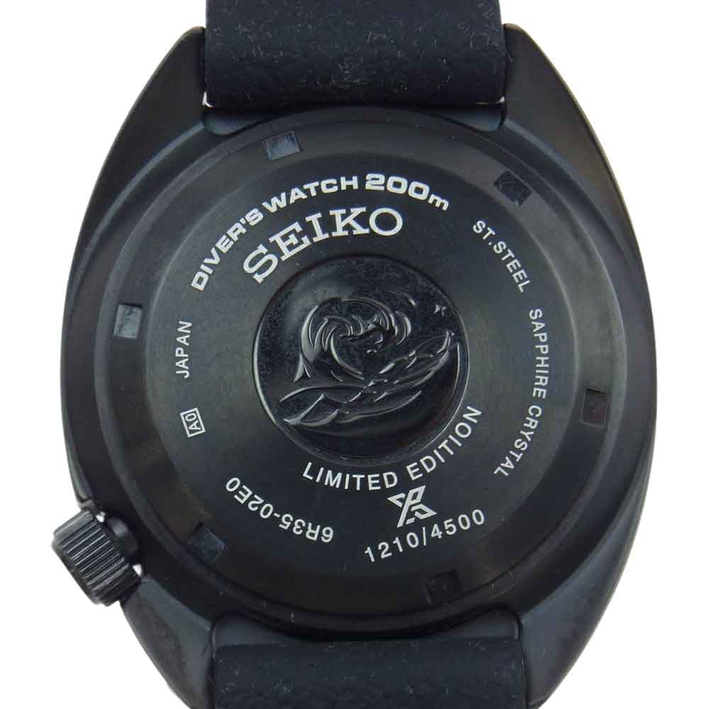 SEIKO セイコー SBDC183 PROSPEX プロスペックス The Black Series Limited Edition Diver Scuba ダイバースキューバ 腕時計 ブラック系【美品】【中古】