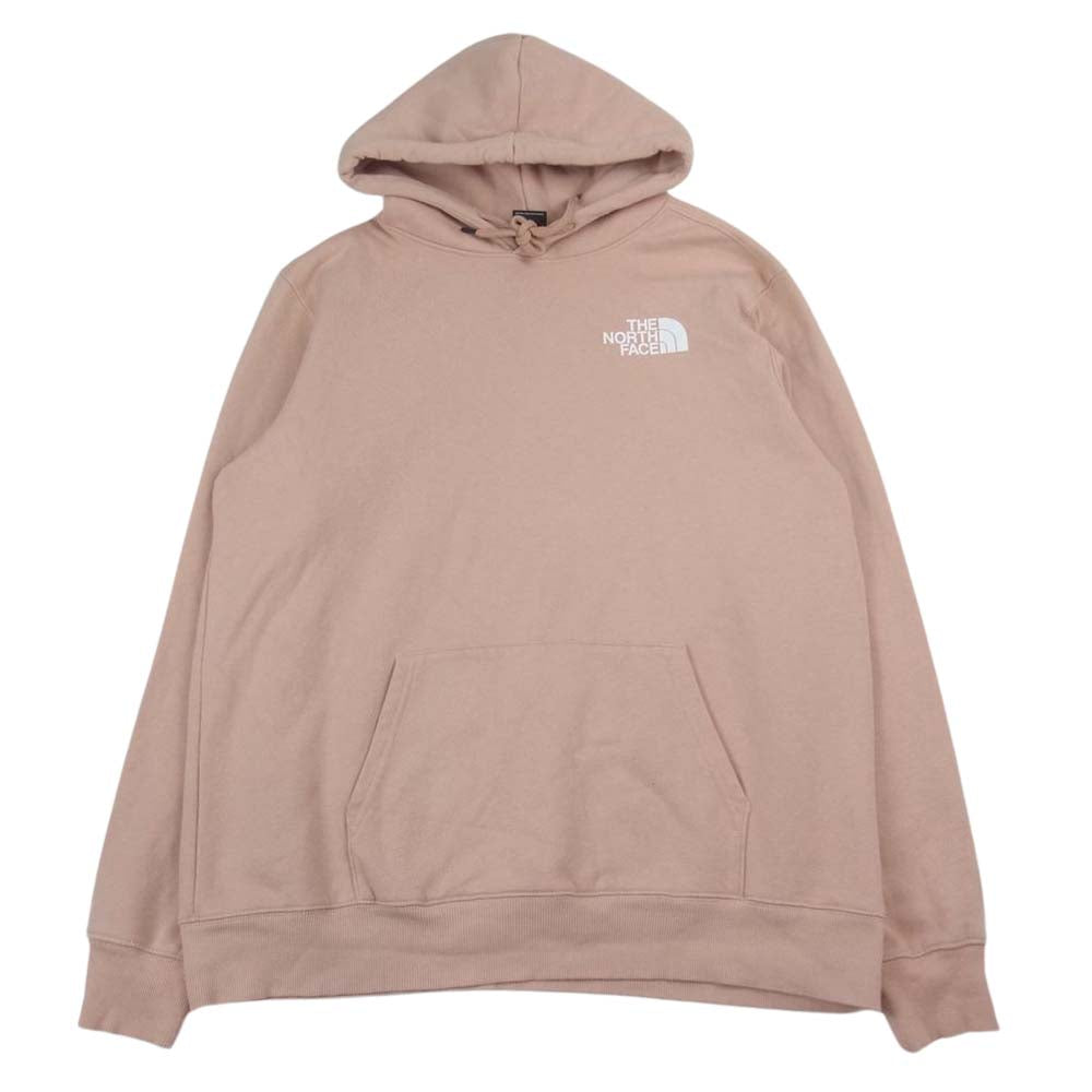 THE NORTH FACE ノースフェイス 509083 バック ロゴ プルオーバースウェット  パーカー ピンクベージュ系 L【中古】