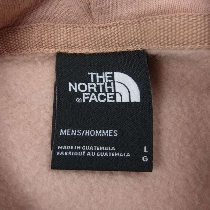 THE NORTH FACE ノースフェイス 509083 バック ロゴ プルオーバースウェット パーカー ピンクベージュ系 L【中古】