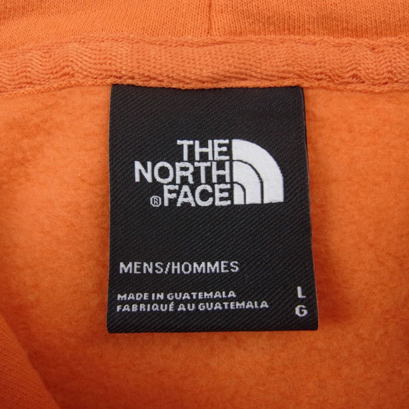 THE NORTH FACE ノースフェイス 509083 バック ロゴ プルオーバー スウェット パーカー オレンジ オレンジ系 L【中古】