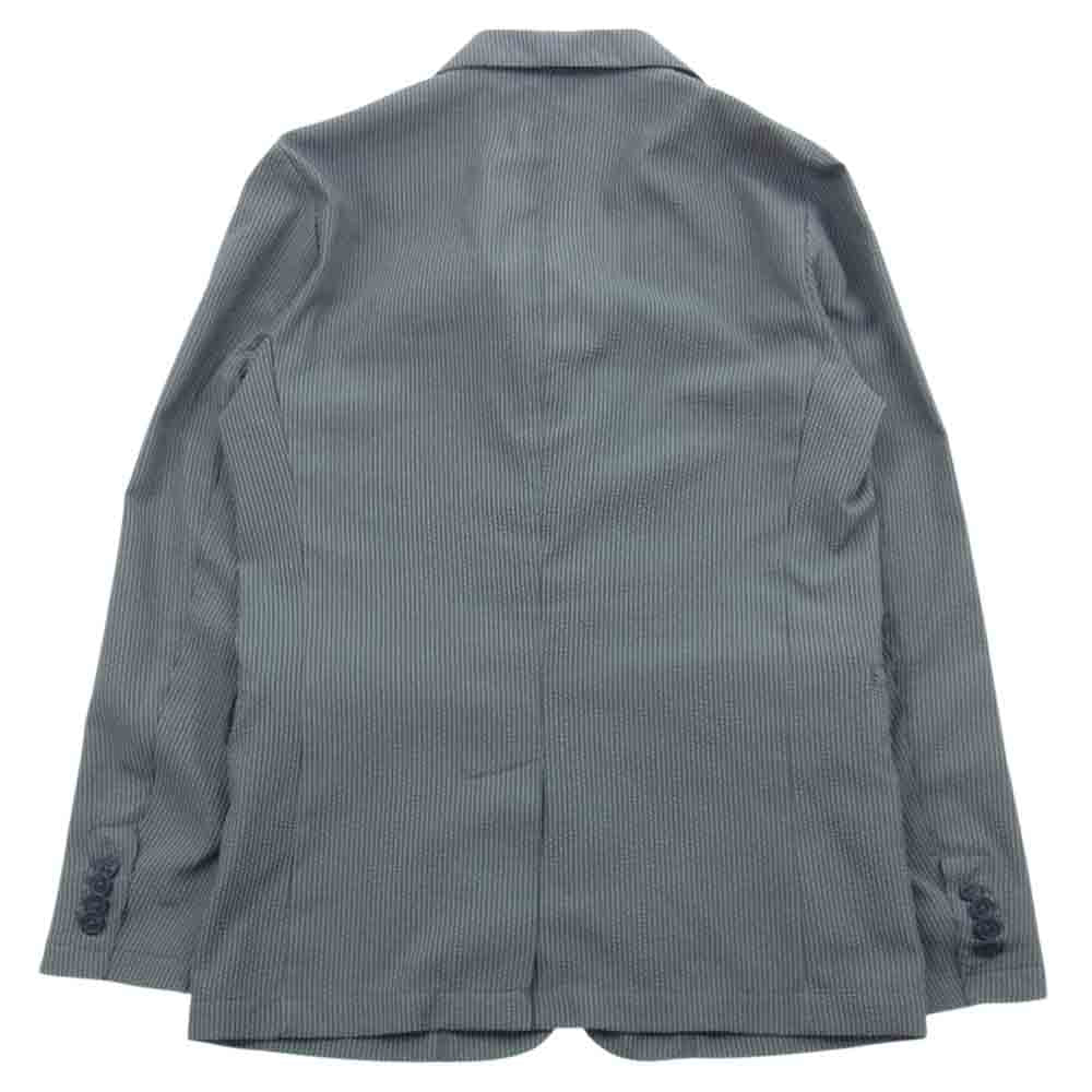 nano universe ナノユニバース CoolMax サッカー ライト ジャケット イージー パンツ セットアップ グレー系 S【中古】