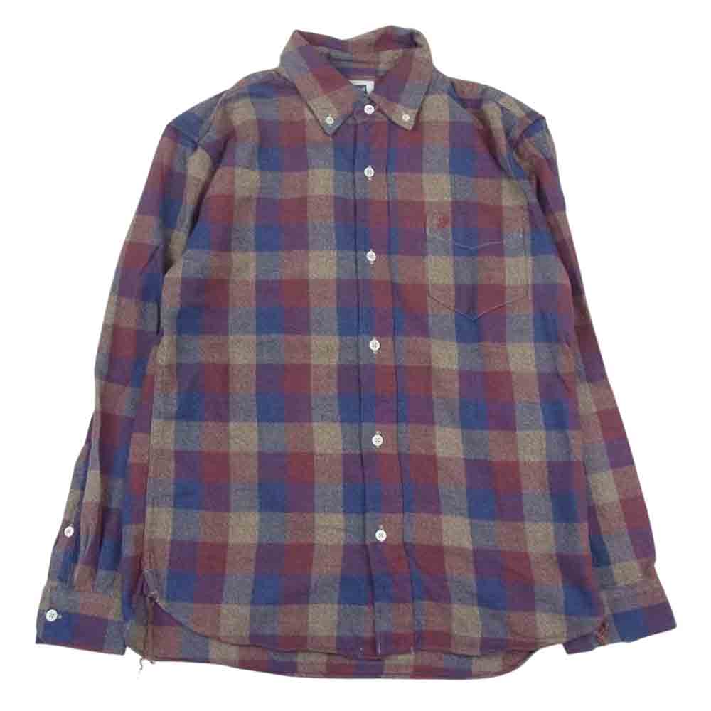 Pherrow's フェローズ マチ付 チェック ネルシャツ マルチカラー系 M【中古】
