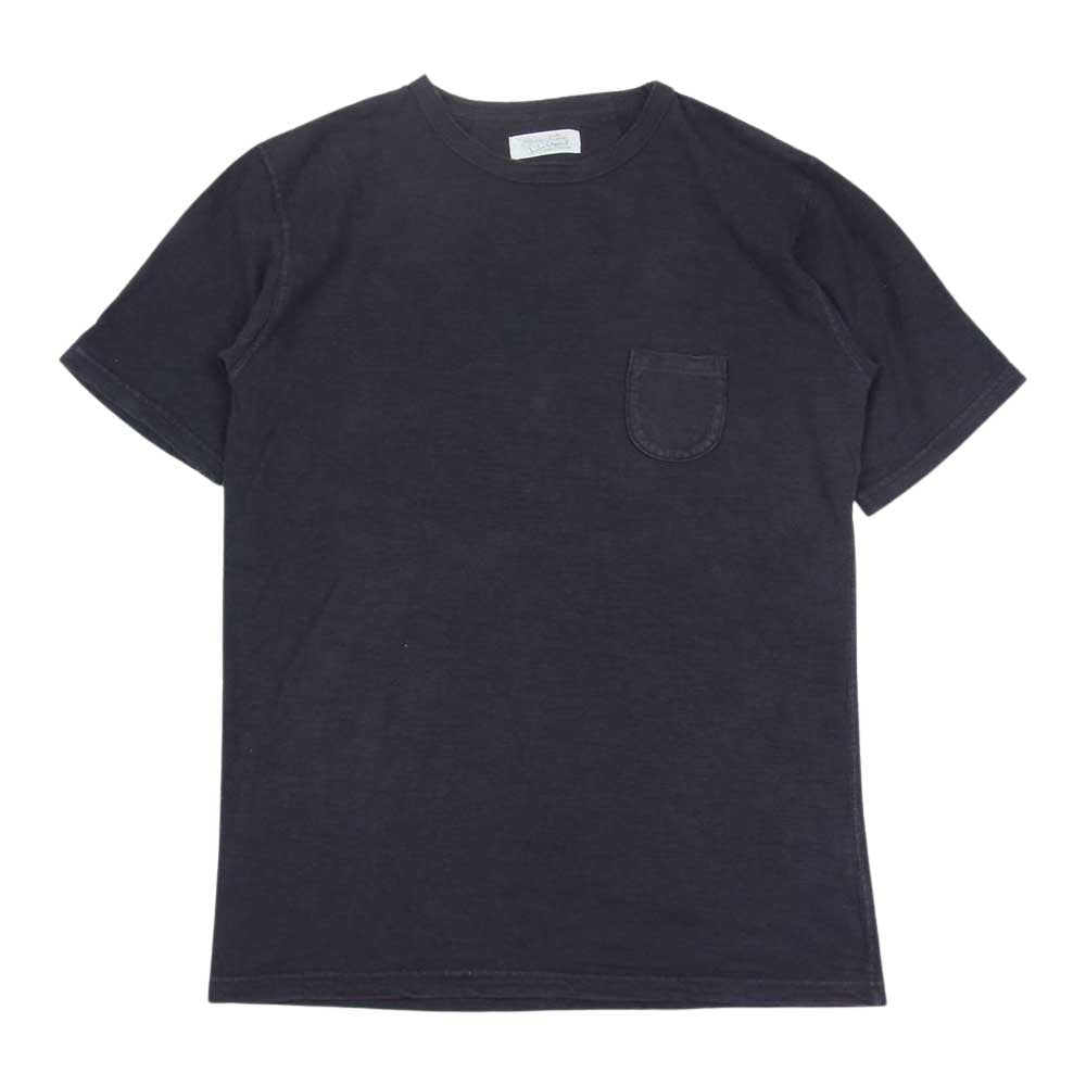 ORGUEIL オルゲイユ クルーナック ポケット Tシャツ ブラウン系 38【中古】