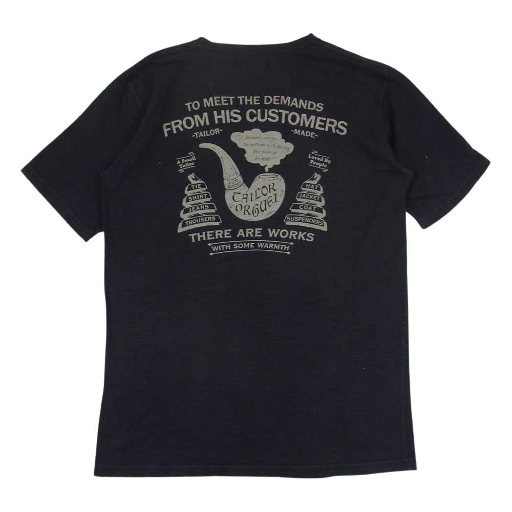 ORGUEIL オルゲイユ クルーナック ポケット Tシャツ ブラウン系 38【中古】