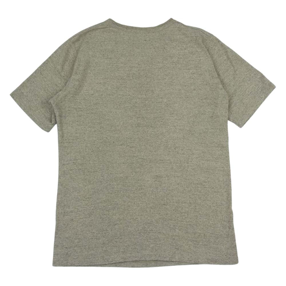 ORGUEIL オルゲイユ ヘンリーネック ポケット Tシャツ グレー系 38【中古】