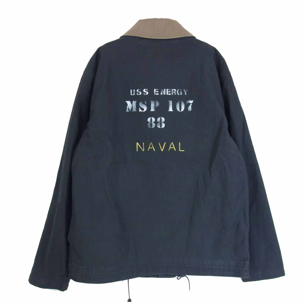 Pherrow's フェローズ N-1 デッキ ジャケット  チャコールブラック 40【中古】