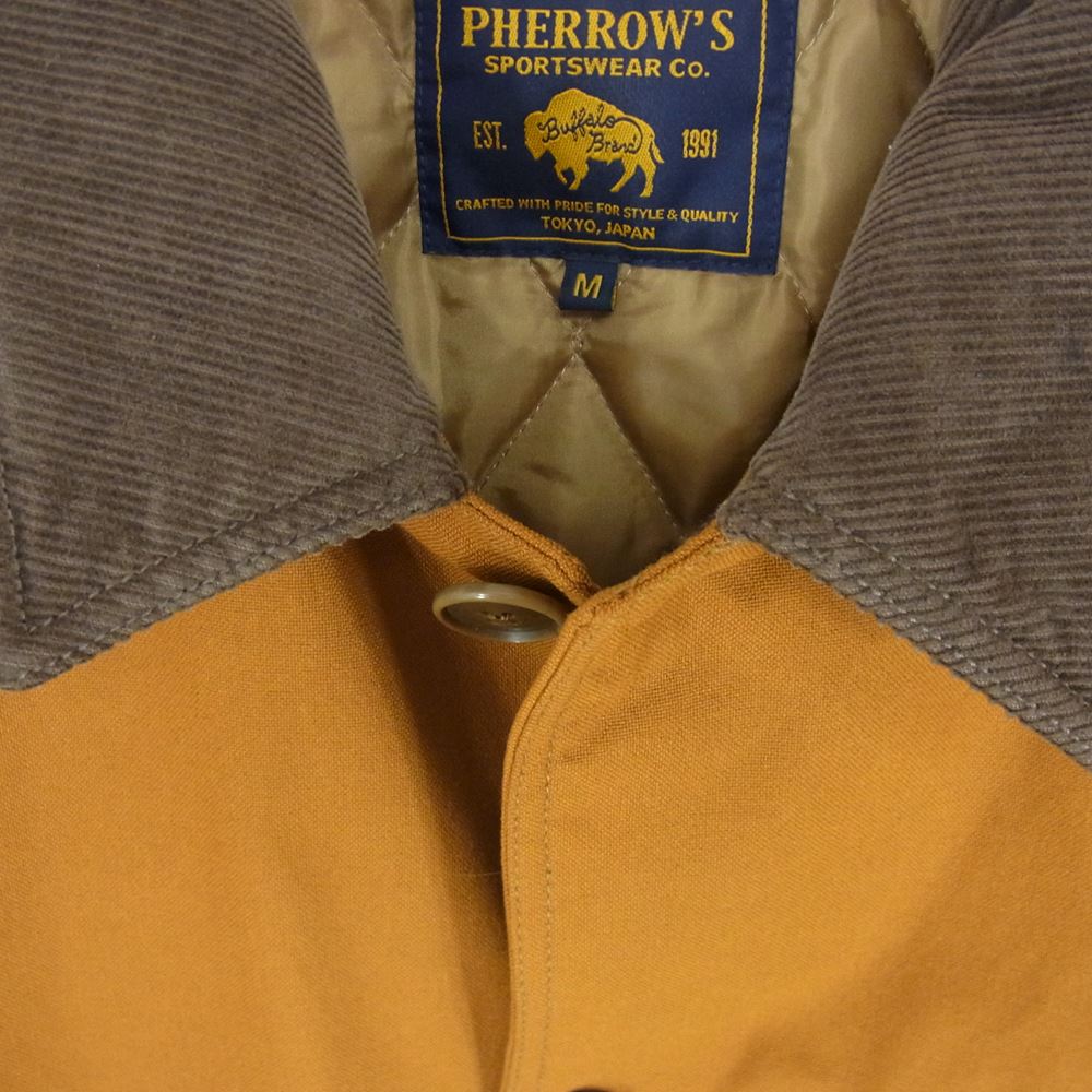 Pherrow's フェローズ  22W-PHQJ1 中綿 ハンティングジャケット ブラウン系 M【中古】