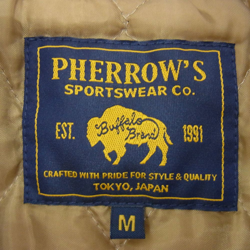 Pherrow's フェローズ 22W-PHQJ1 中綿 ハンティングジャケット ブラウン系 M【中古】