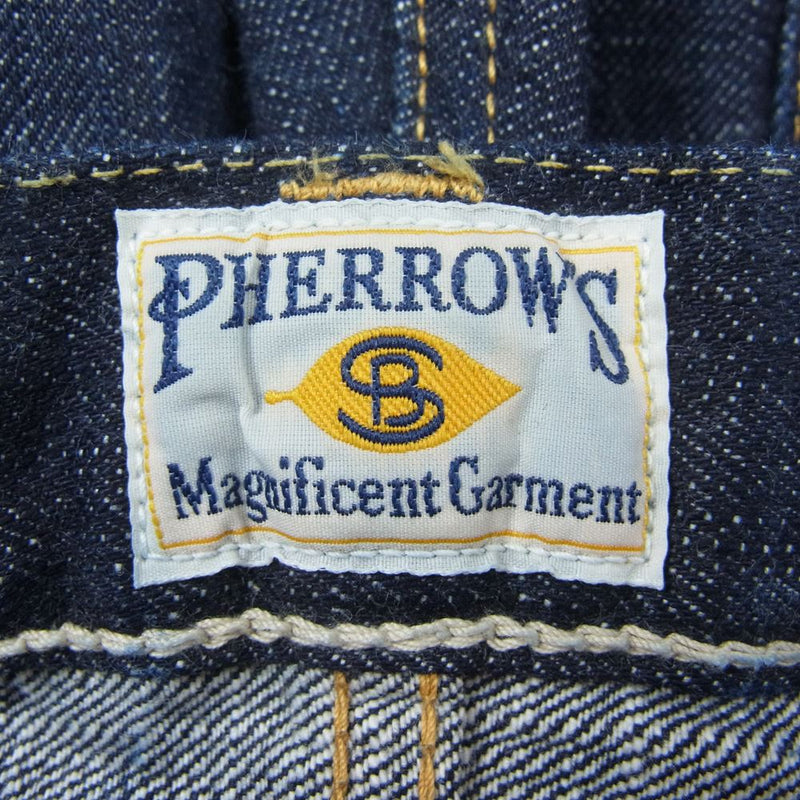 Pherrow's フェローズ 421 ボタンフライ ストレート デニム パンツ インディゴブルー系 31【美品】【中古】