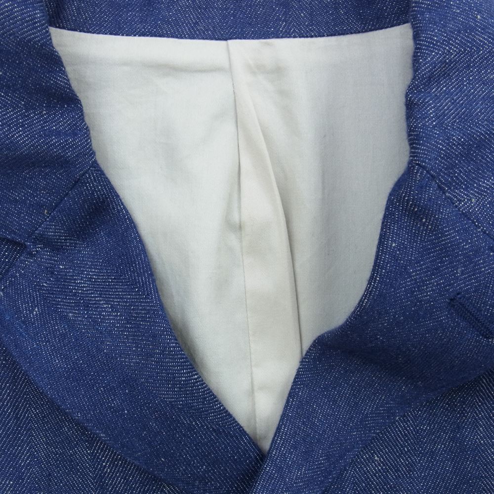 ORGUEIL オルゲイユ OR-4226B OR-1085B Indigo Linen Jacket Indigo Linen Trousers インディゴ リネン ジャケット パンツ セットアップ  インディゴブルー系 38 パンツ31【美品】【中古】