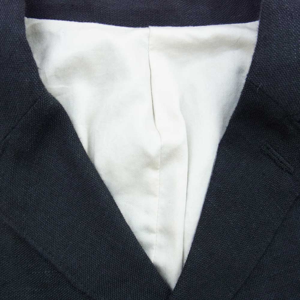 ORGUEIL オルゲイユ OR-4226A OR-1085A Black Linen Jacket Black Linen Trousers  ブラックリネン サック ジャケット ブラック リネン トラウザー パンツ セットアップ ブラック系 32，36【美品】【中古】