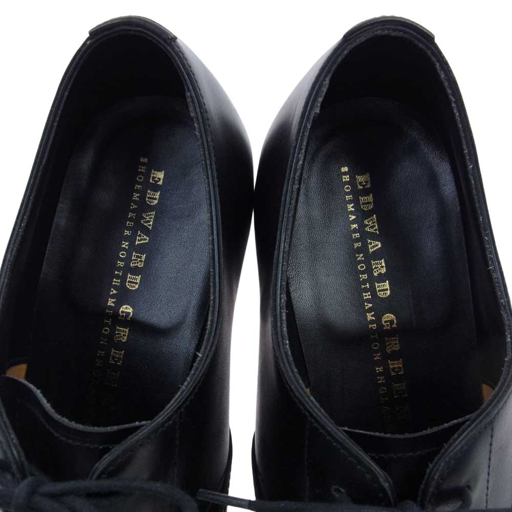 EDWARD GREEN エドワードグリーン 39185 CHELSEA チェルシー ストレートチップ レザー シューズ ブラック系 5 1/2 16【中古】