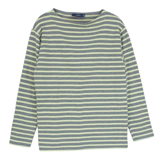 SAINT JAMES セントジェームス ボーダー ウエッソン カットソー イエロー系 M【中古】