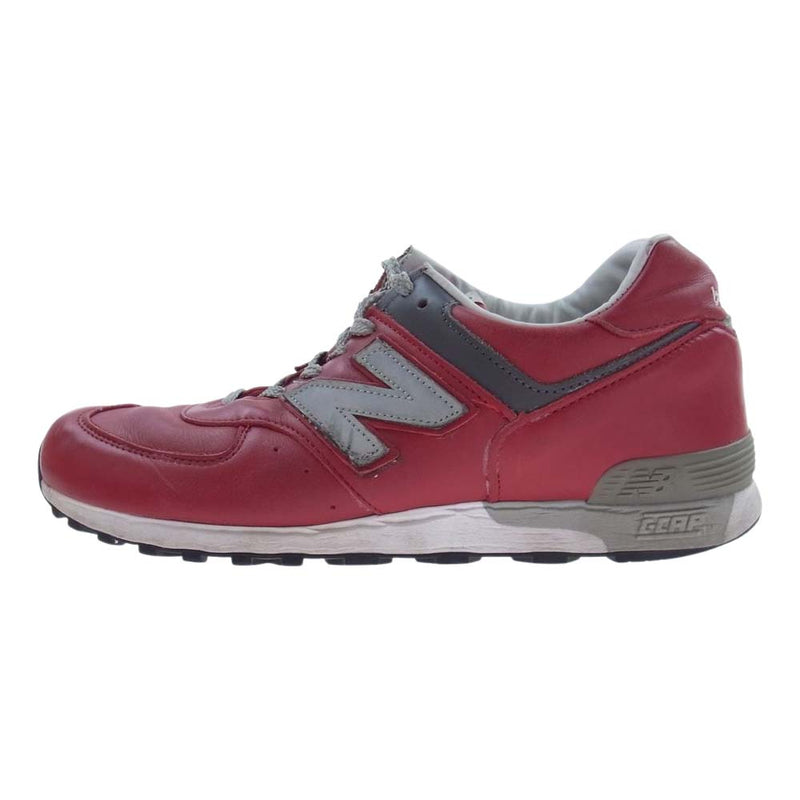 NEW BALANCE ニューバランス 英国製 M576RED レザー スニーカー レッド系 26.5cm【中古】