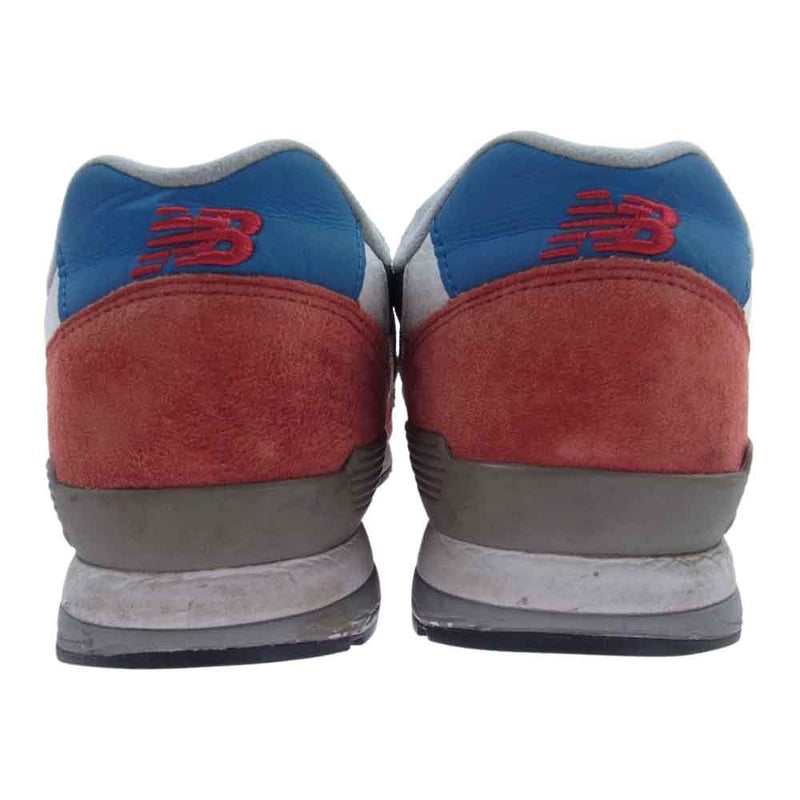 NEW BALANCE ニューバランス MRL996MA スエード スニーカー レッド×ホワイト×ブルー 26cm【中古】