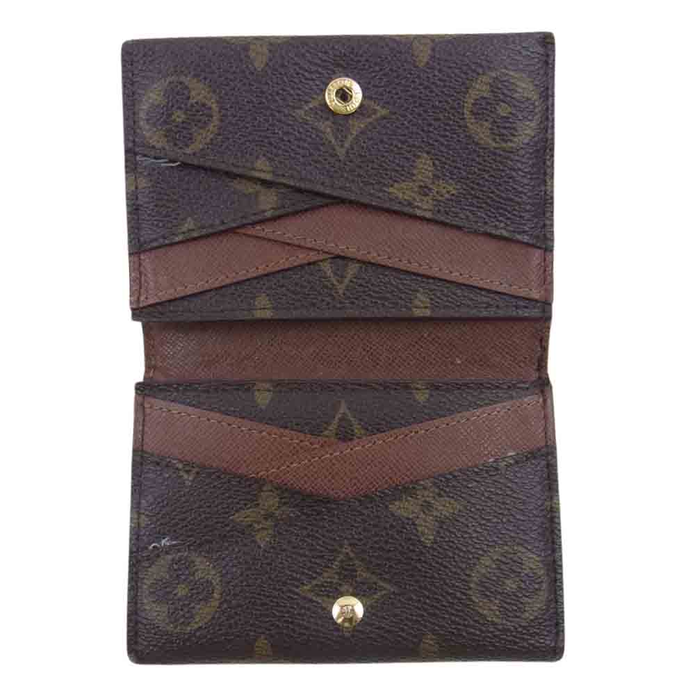 LOUIS VUITTON ルイ・ヴィトン M40488  モノグラム ポルトフォイユ オリガミ コンパクト 二つ折り 財布 ブラウン系【中古】