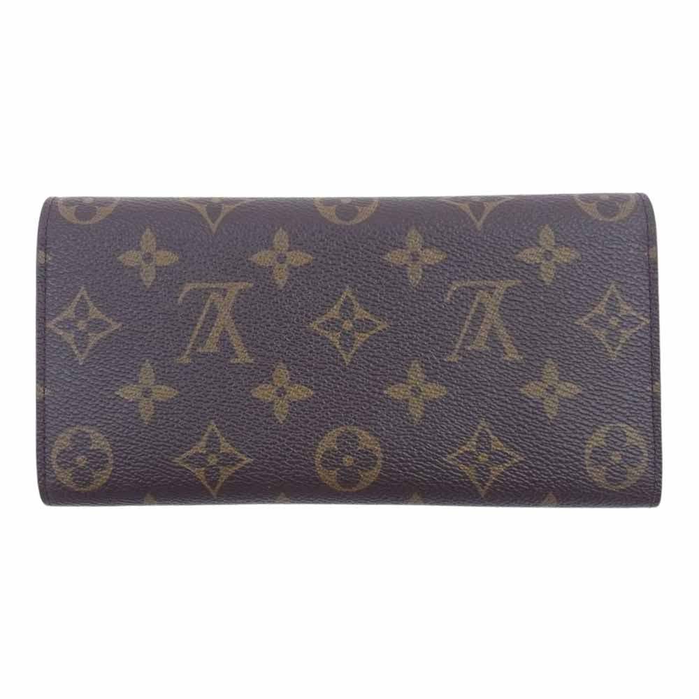 LOUIS VUITTON ルイ・ヴィトン M61535 ポルトフォイユ エミリー モノグラム 二つ折り 財布 ブラウン系【中古】