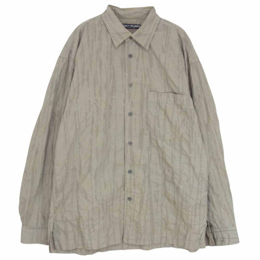 ISSEY MIYAKE イッセイミヤケ ME34FJ563 WHITE LABE ホワイトレーベル デザイン 長袖 シャツ　 グレー系 4【中古】