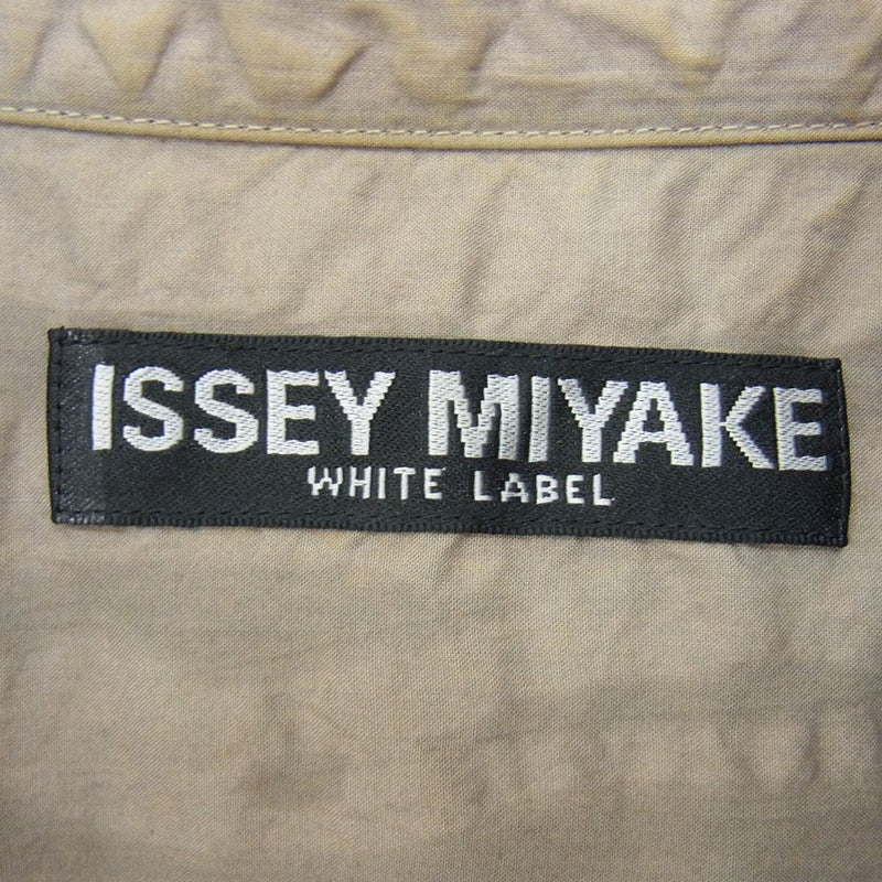 ISSEY MIYAKE イッセイミヤケ ME34FJ563 WHITE LABE ホワイトレーベル デザイン 長袖 シャツ　 グレー系 4【中古】