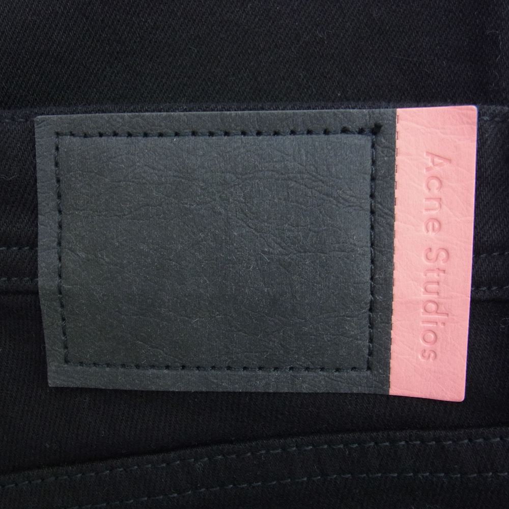 ACNE STUDIOS アクネストゥディオズ 18SS 30D176-123 Bla Konst コットン スキニー パンツ ブラック ブラック系 28 32 170/70A【中古】
