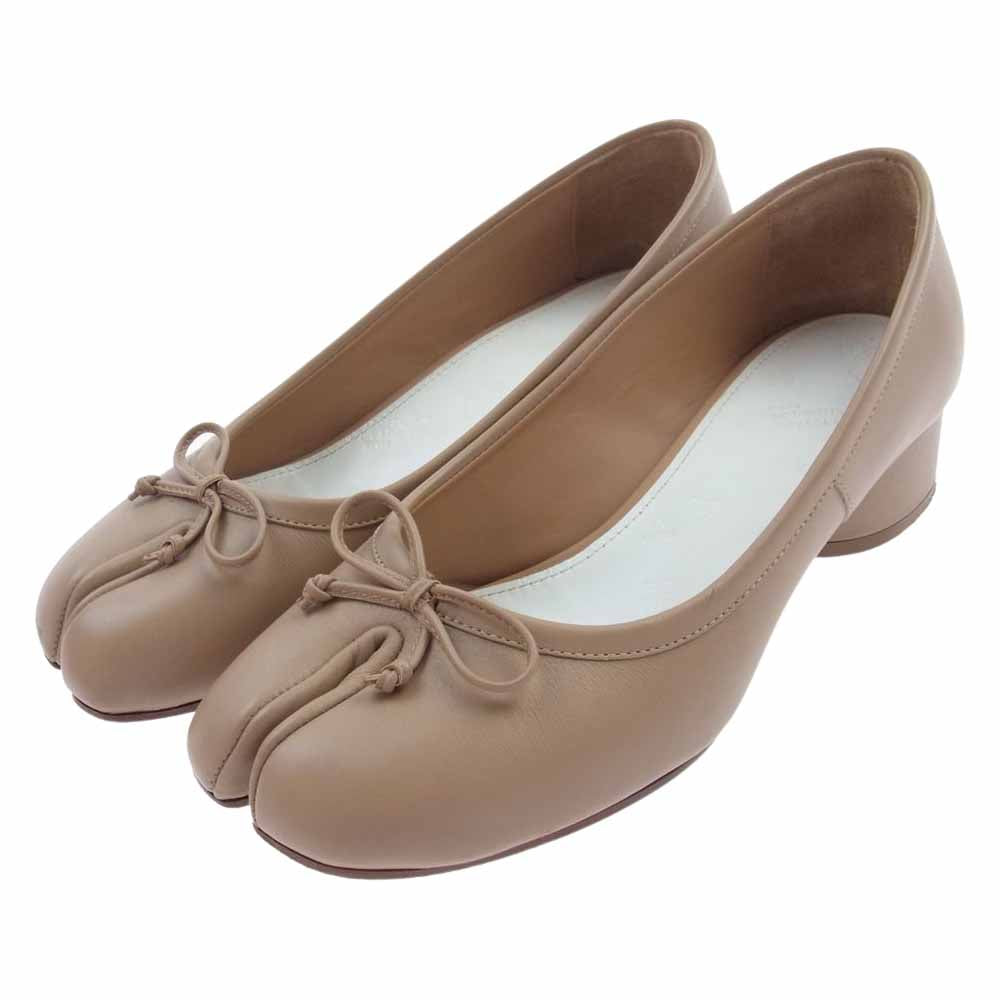 MAISON MARGIELA メゾンマルジェラ 20AW S58WZ0044 TABI タビ 足袋 バレエシューズ  ブラウン系 37 1/2【中古】