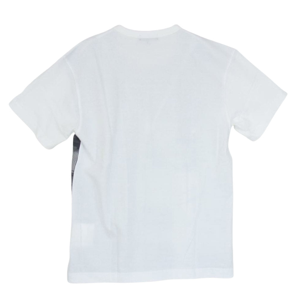 COMME des GARCONS HOMME コムデギャルソンオム AD2009 HE-T010 パッチワーク プリント 半袖 Tシャツ ホワイト系 XS【中古】