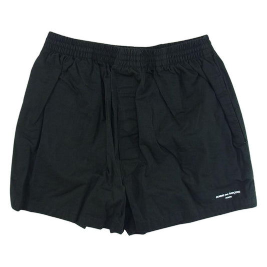 COMME des GARCONS HOMME コムデギャルソンオム AD1992 HM-020010 ヴィンテージ ロゴ ハーフパンツ ショーツ ブラック系 サイズ表記無【中古】