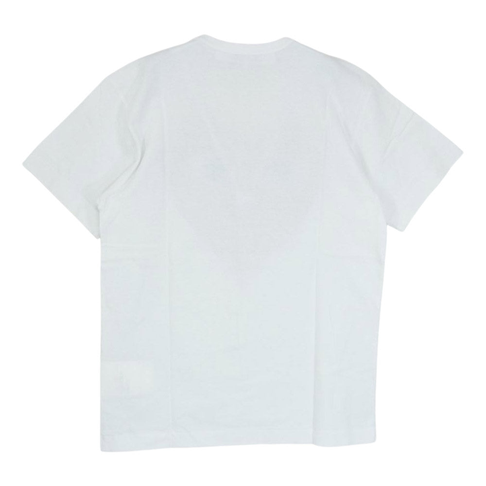 PLAY COMME des GARCONS プレイコムデギャルソン AD2005 AZ-T026 CDG PLAY HEART S/S TEE ハート ロゴ プリント 半袖 Tシャツ ホワイト系 M【美品】【中古】