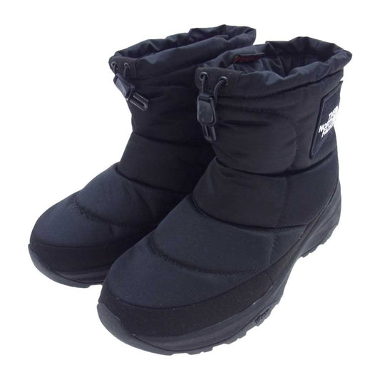 THE NORTH FACE ノースフェイス NF52076  Nuptse Bootie WP Logo Short ヌプシ ブーティ ウォータープルーフ ロゴ ショート ブーツ ブラック系 26ｍ【中古】