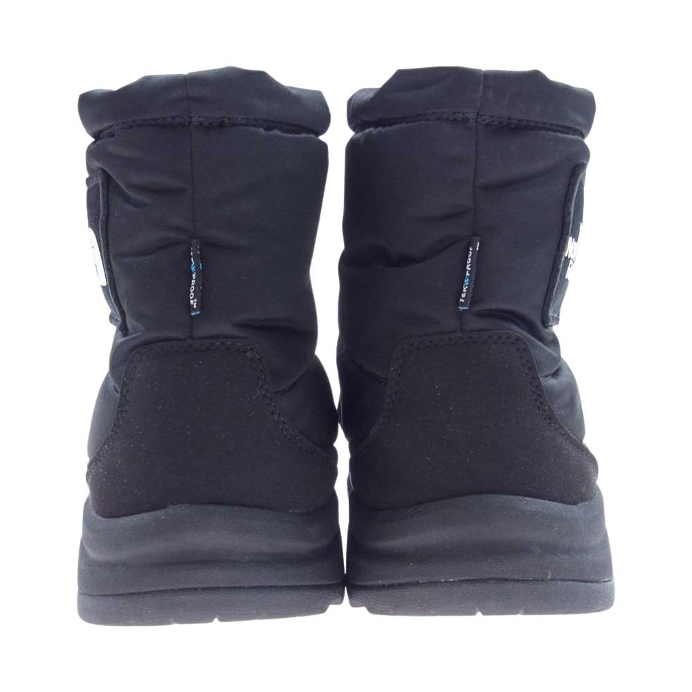 THE NORTH FACE ノースフェイス NF52076  Nuptse Bootie WP Logo Short ヌプシ ブーティ ウォータープルーフ ロゴ ショート ブーツ ブラック系 26ｍ【中古】