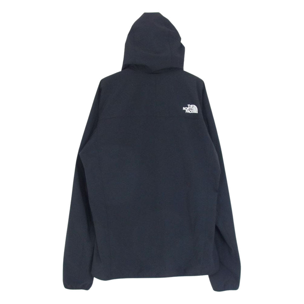 THE NORTH FACE ノースフェイス NP22303 MOUNTAIN SOFTSHELL HOODIE ウンテン ソフトシェル フーディ ジャケット ブラック系 L【美品】【中古】
