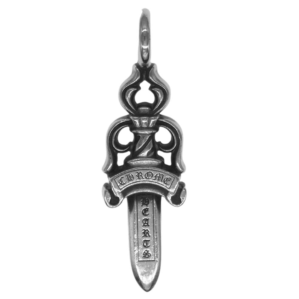 CHROME HEARTS クロムハーツ（原本無） DBL DAGGER ダブルダガー ペンダント シルバー系【中古】