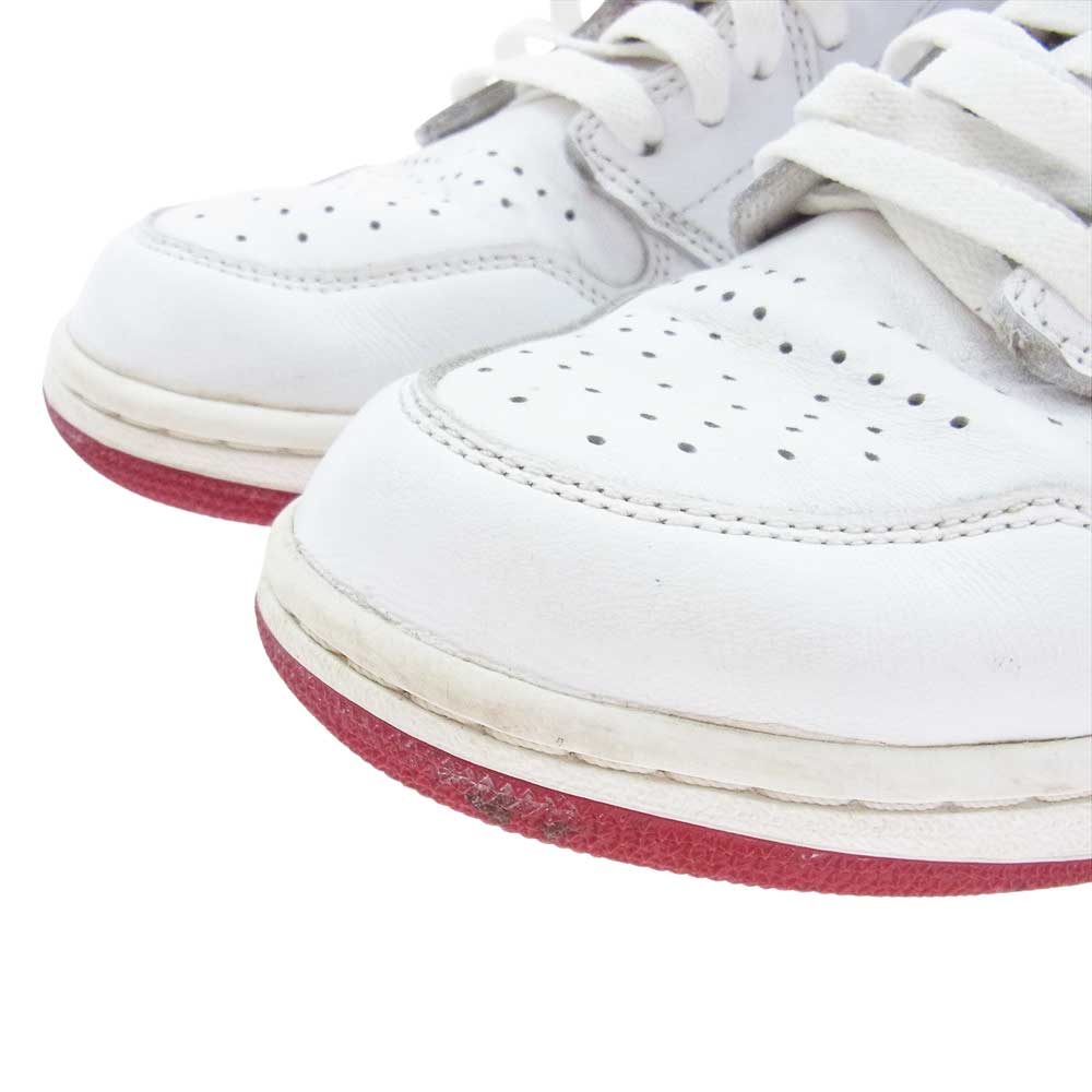 NIKE ナイキ 555088-103 Air Jordan 1 Retro High エアジョーダン 1 レトロ ハイ ハイカット スニーカー ホワイト系 レッド系 28cm【中古】
