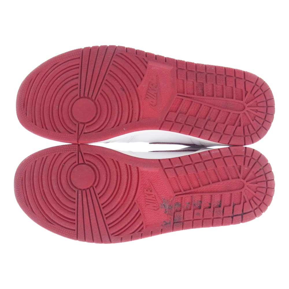 NIKE ナイキ 555088-103 Air Jordan 1 Retro High エアジョーダン 1 レトロ ハイ ハイカット スニーカー ホワイト系 レッド系 28cm【中古】