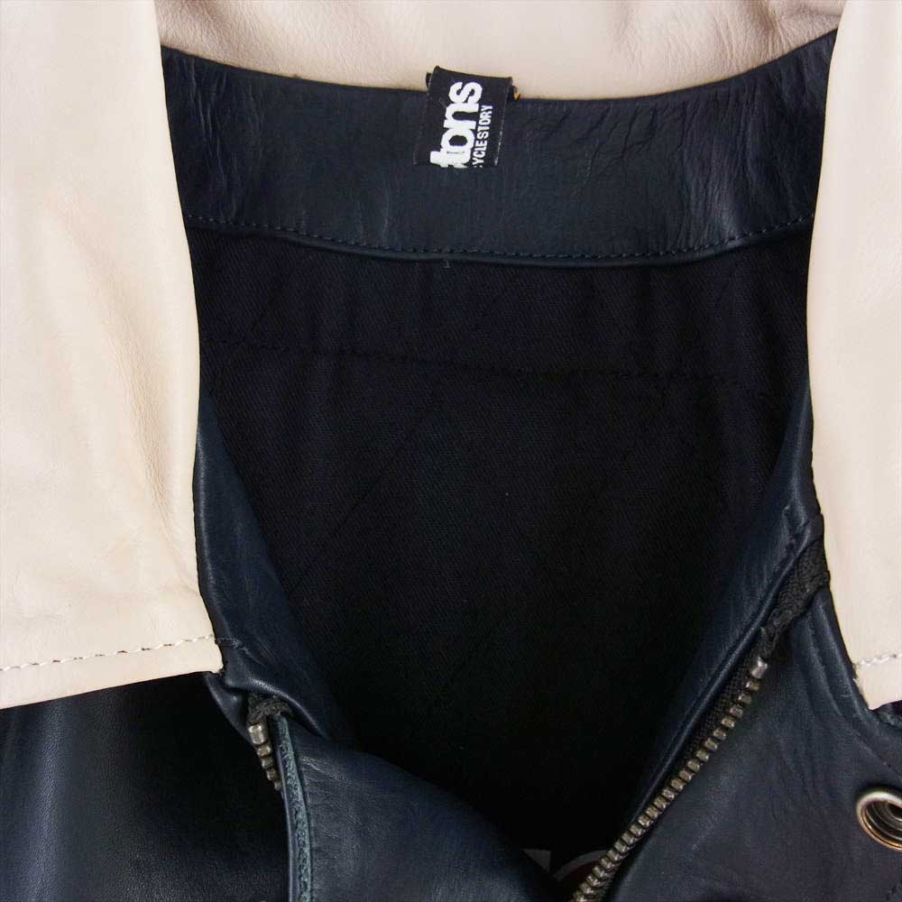 ヘルストン CHEYENNE シャイアン ラグ レザー ジャケット マルチカラー系 M【中古】