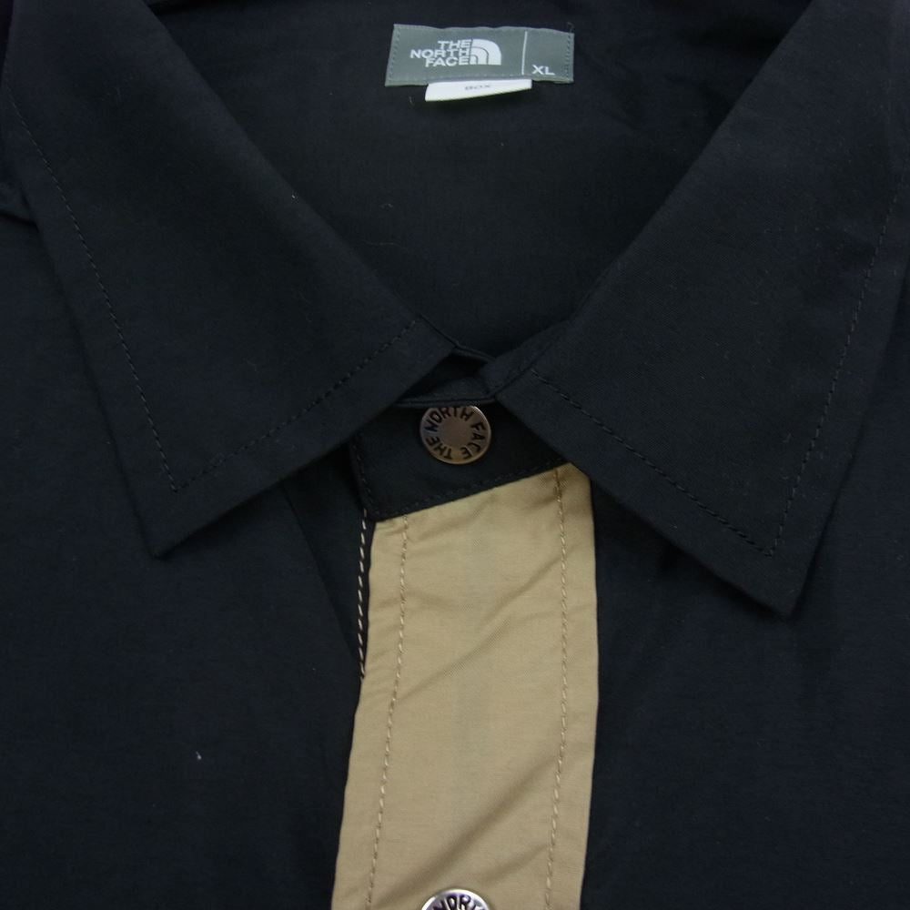 THE NORTH FACE ノースフェイス NR11961 L/S NUPTSE Shirt 長袖 ヌプシ シャツ CML ブラック系 ベージュ系 XL【美品】【中古】