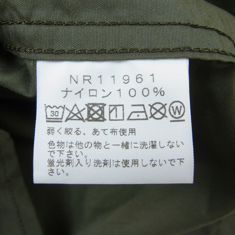 THE NORTH FACE ノースフェイス NR11961 L/S NUPTSE Shirt 長袖 ヌプシ シャツ KHK ブラック系 カーキ系 XL【美品】【中古】