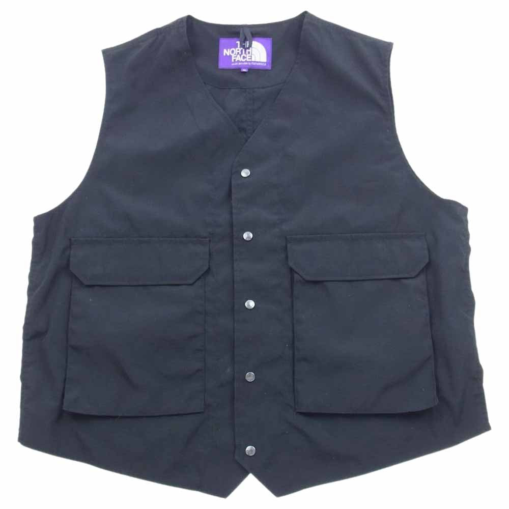 THE NORTH FACE ノースフェイス 23SS NP2307N Polyester Wool Ripstop Trail Vest ウール リップストップ トレイル ベスト ブラック系 XL【美品】【中古】