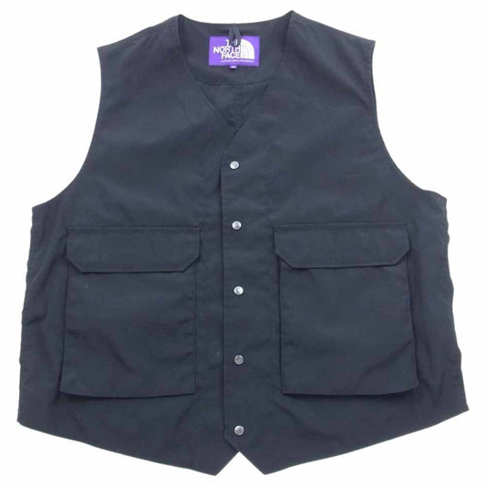 THE NORTH FACE ノースフェイス 23SS NP2307N Polyester Wool Ripstop Trail Vest ウール リップストップ トレイル ベスト ブラック系 XL【美品】【中古】